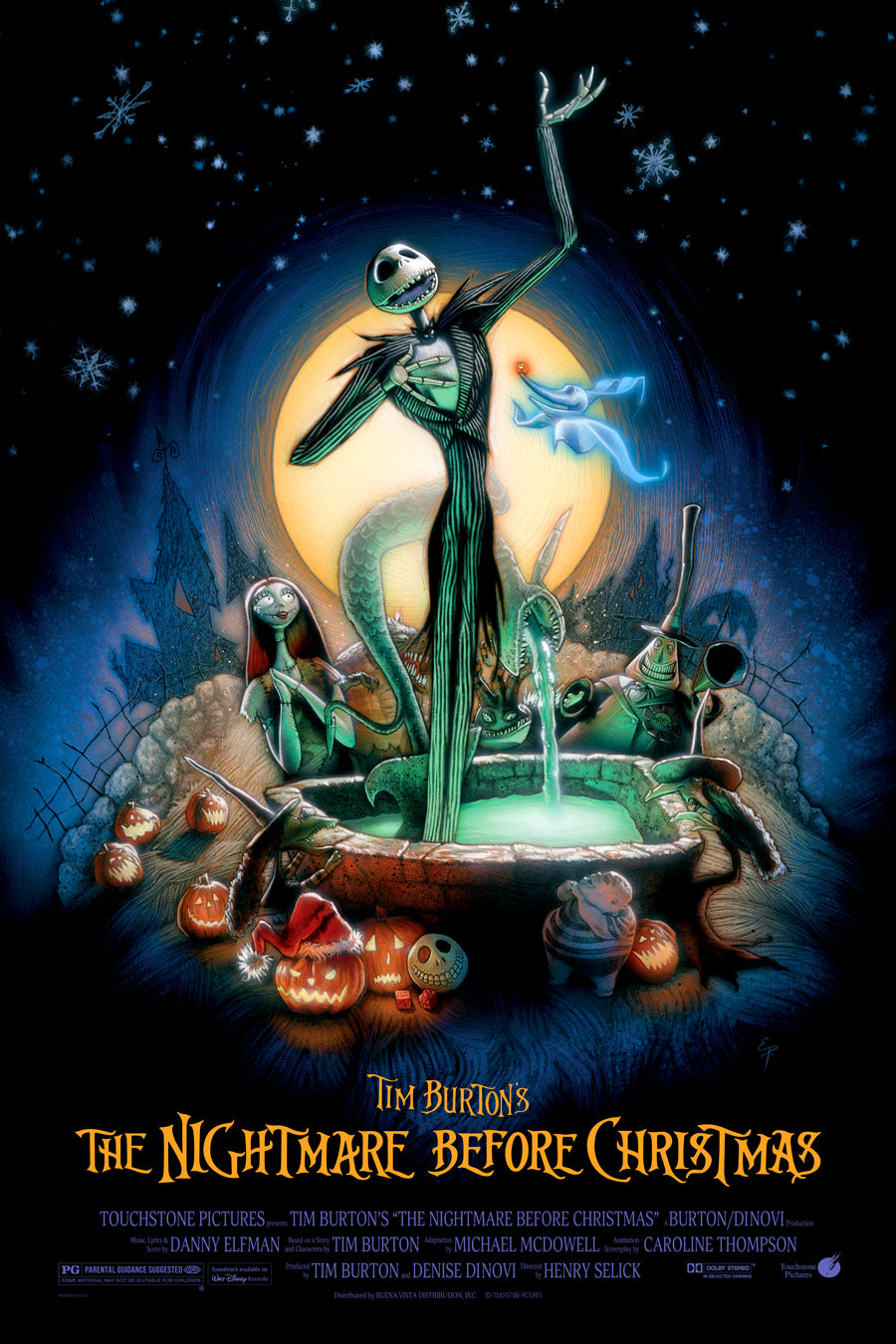 The Nightmare Before Christmas (1993) AP Poster