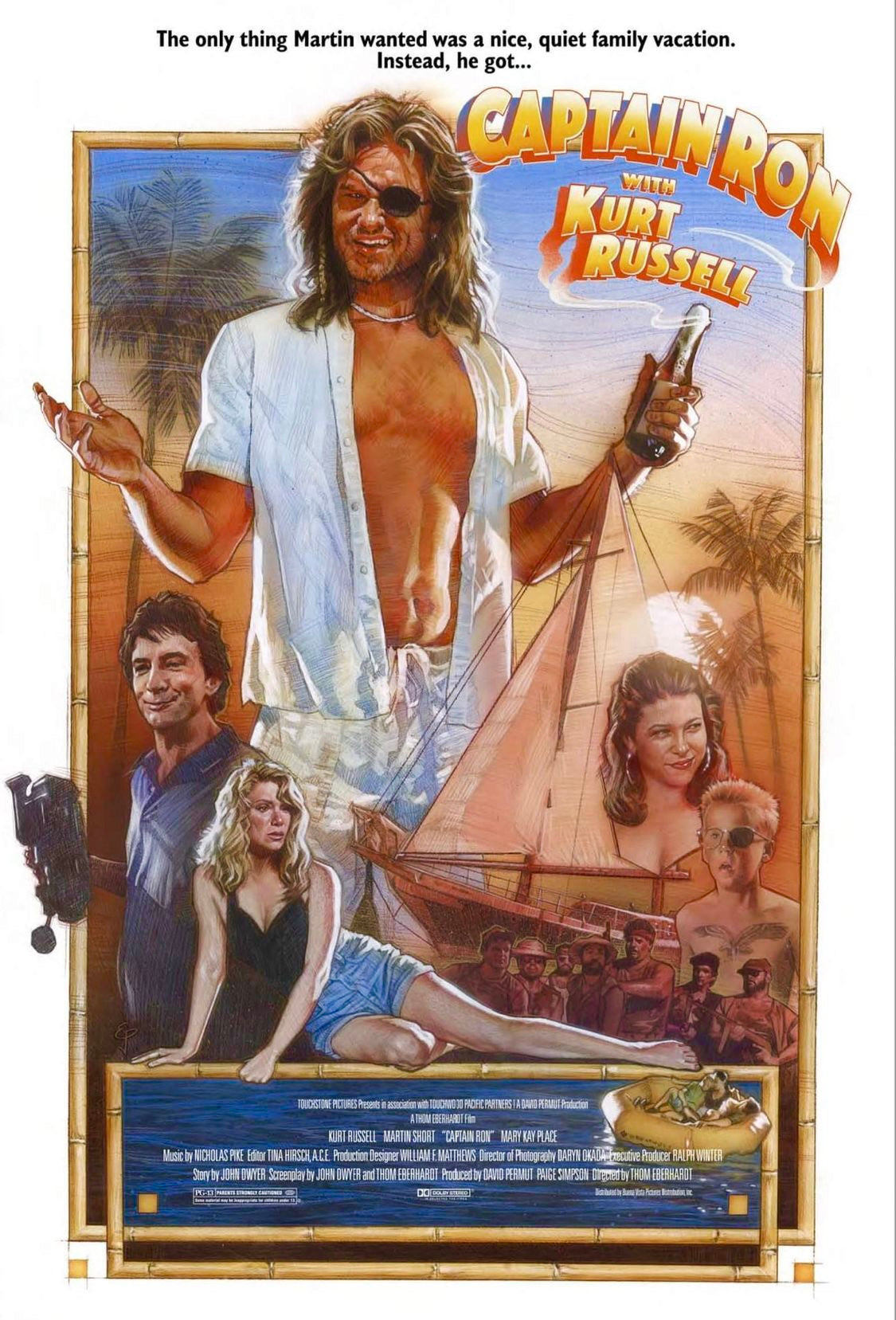 Captain Ron (1992) AP Poster