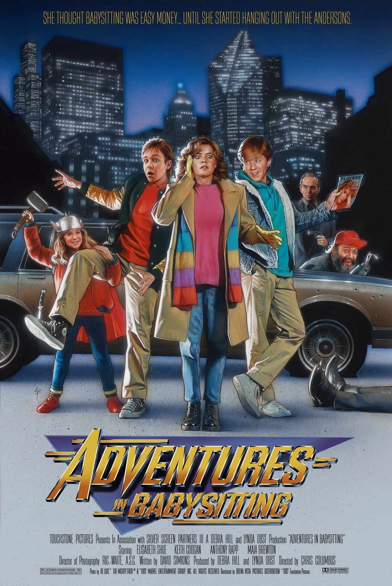 Adventures in Babysitting (1987) AP Poster