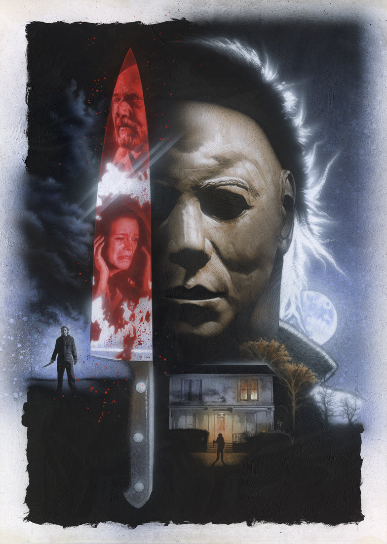 Halloween (1978) Poster Original Painting