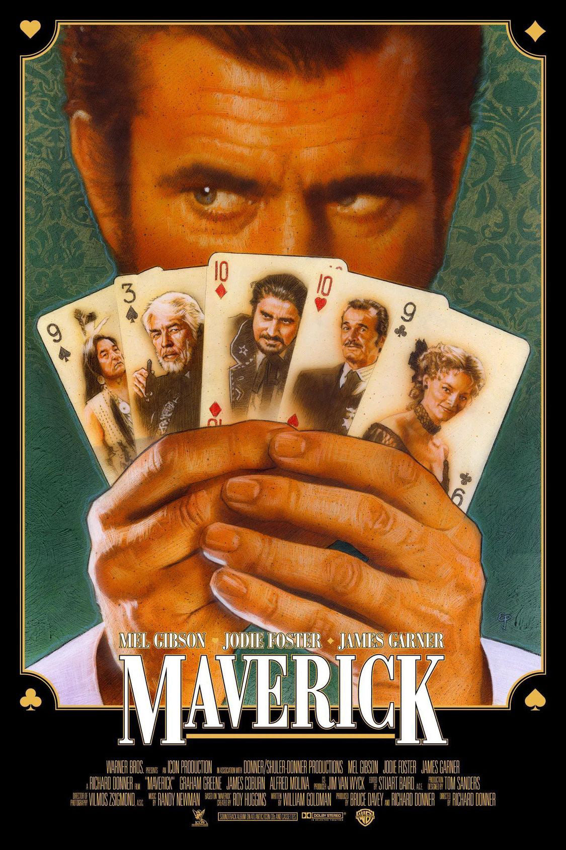 Maverick (1994) AP Poster – The Art of Ethan Pro