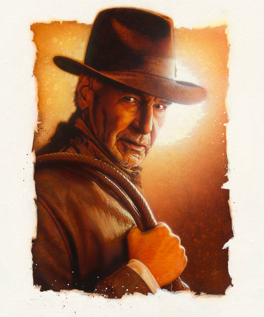 Indiana Jones and the Dial of Destiny (2023) Portrait Original Painting