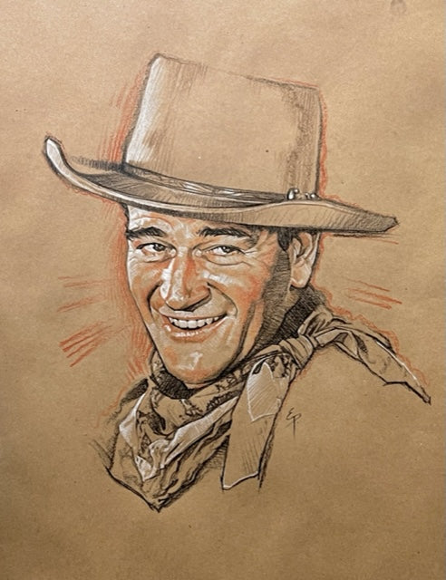 John Wayne Drawing
