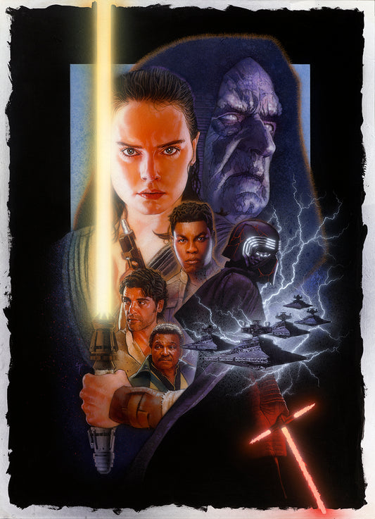 Star Wars: The Rise of Skywalker (2019) Poster Original Painting