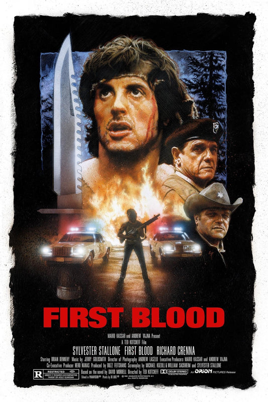 First Blood (1982) AP Poster