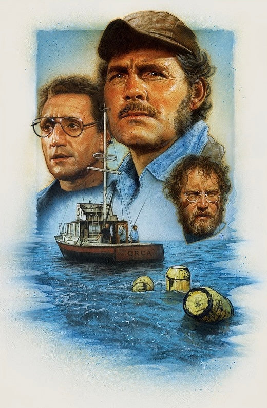 Jaws (1975) AP Poster (Art Version)